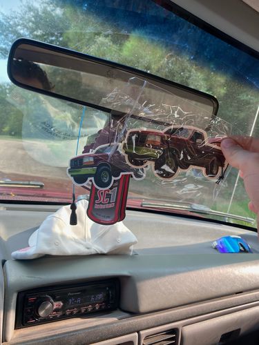 Customer photo review of Three Custom Air Fresheners