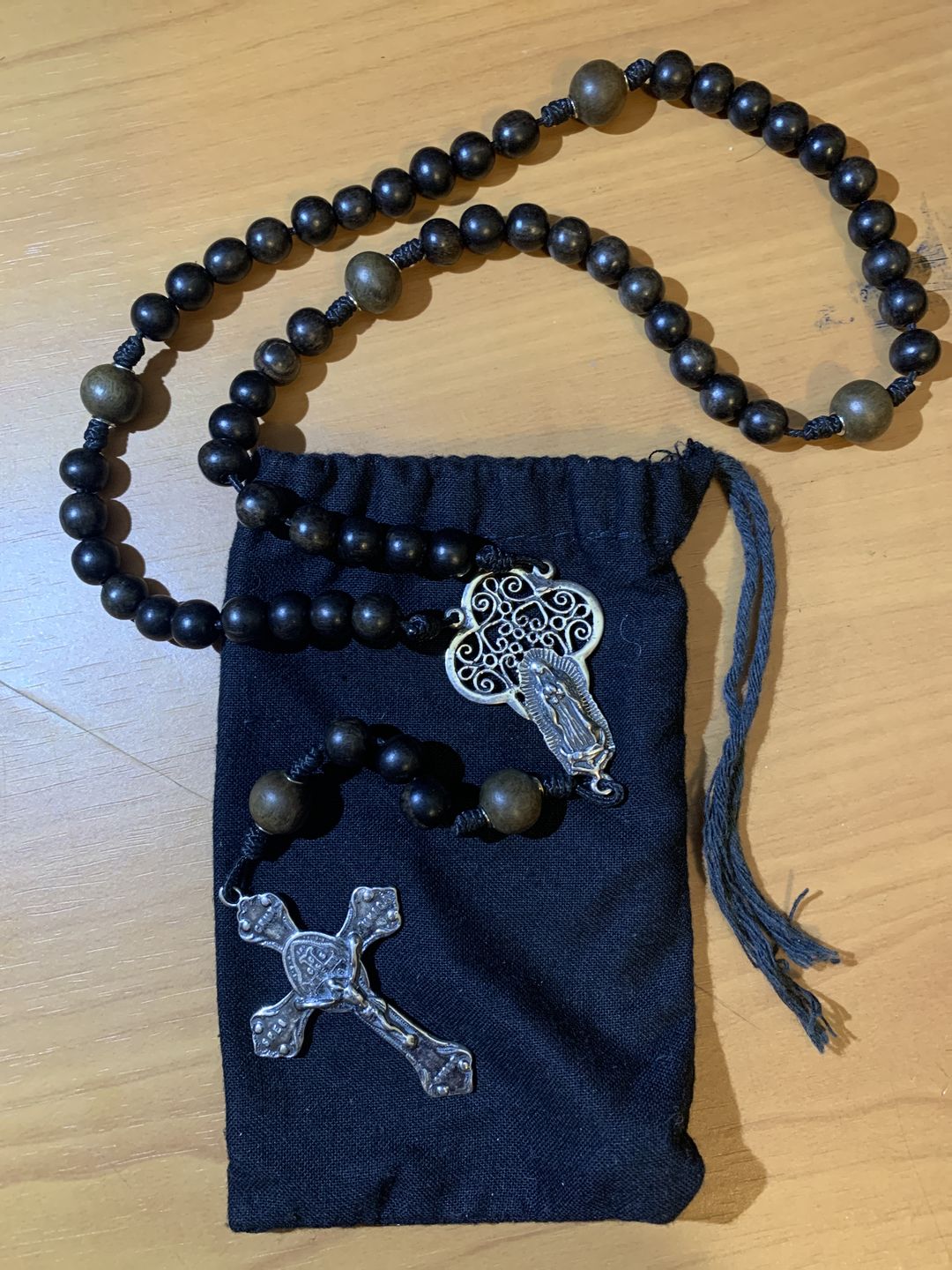 Customer photo review of Handmade Guadalupe Rosary
