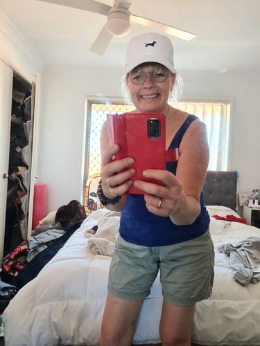 Customer photo review of Dachshund Cap White