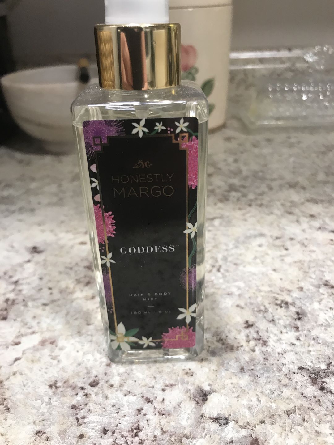Customer photo review of Goddess Hair & Body Mist