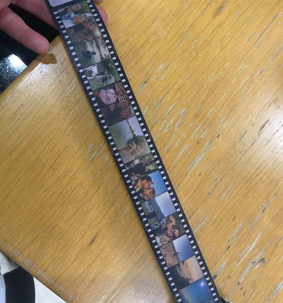 Customer photo review of מחזיק מפתחות פילם אישי