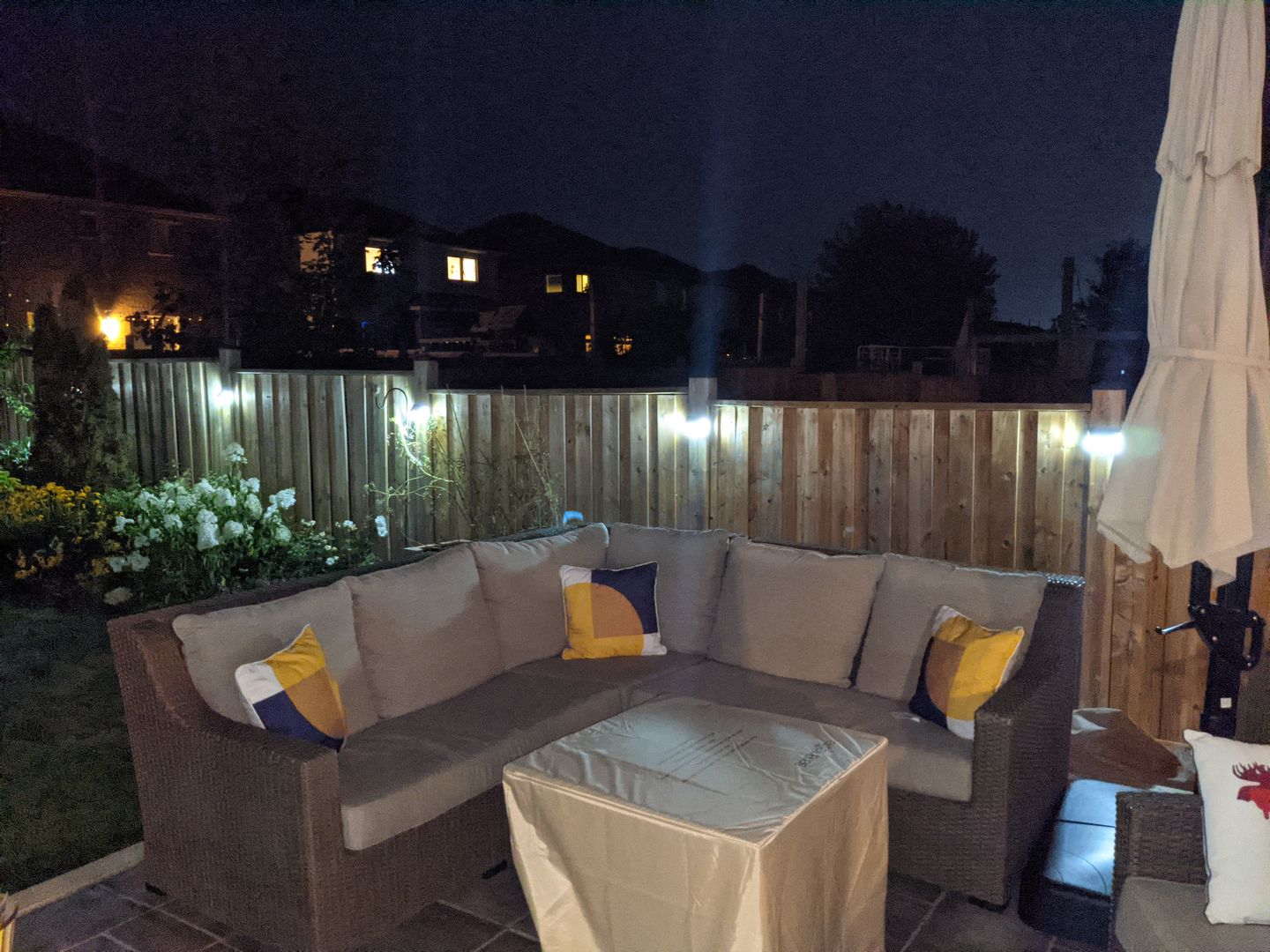 Customer photo review of BigM Heavy Duty LED 212 Solar Security Light With Motion Sensor for Outdoor, Front Yard, Backyard