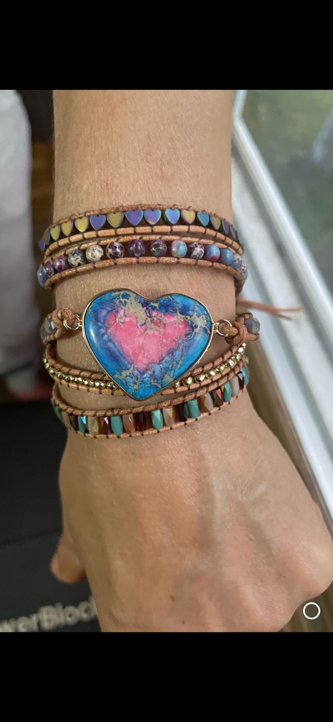 Customer photo review of Intense Love Protection Wrap Bracelet