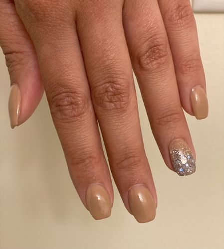 Customer photo review of Dip Powder Nail Kit G642 (6 nude color)