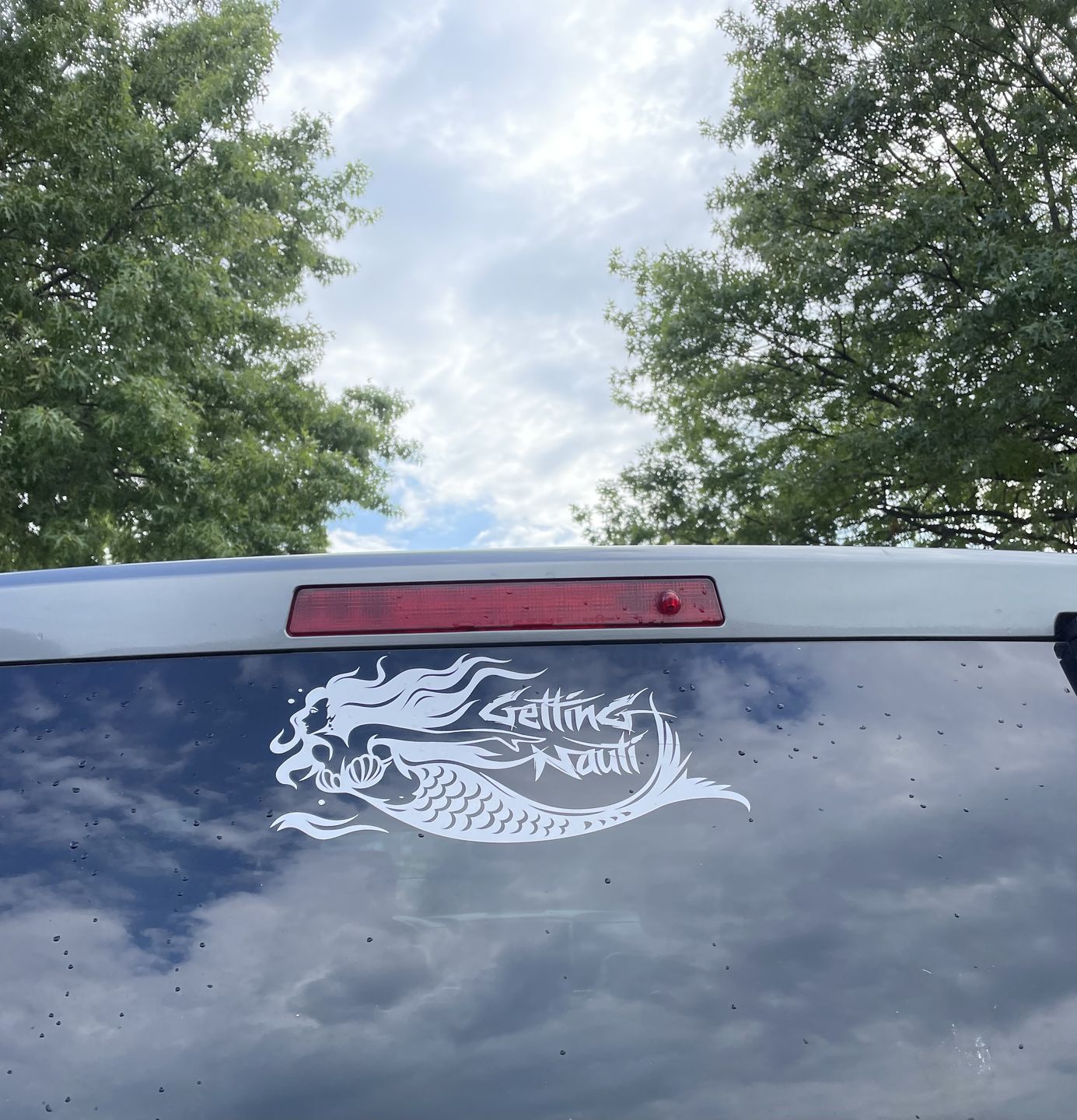 Customer photo review of Mermaid Vinyl Decal