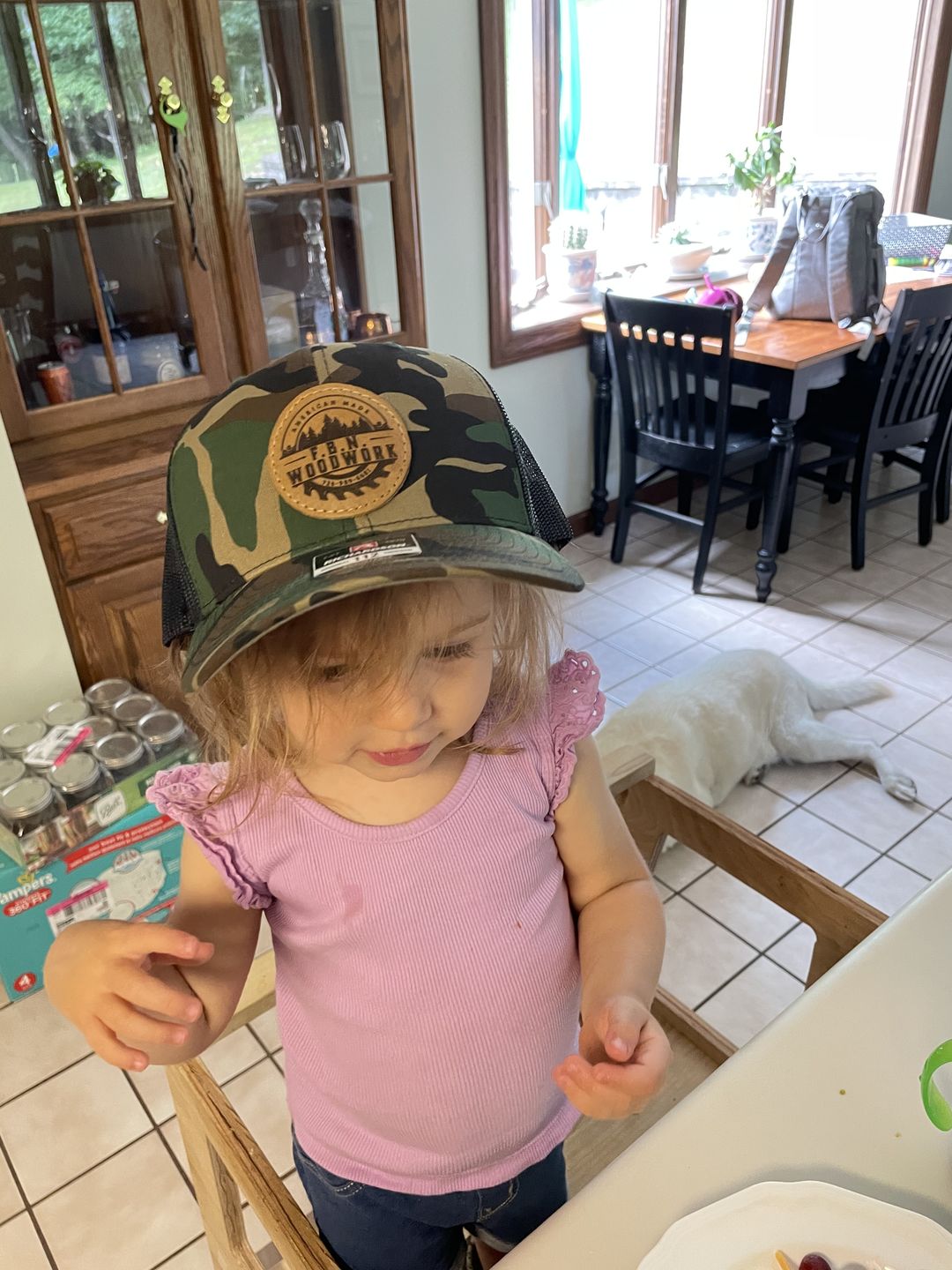 Customer photo review of 112p Camo Patch Hat