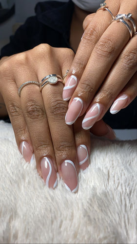 Customer photo review of Premium Builder gel Didier Lab  Milky Pink  50 g.