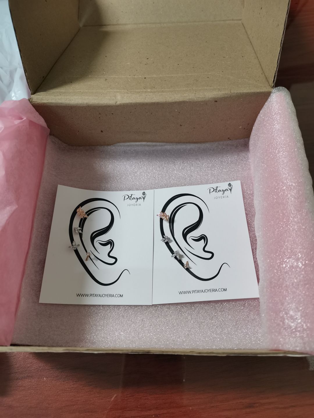 Customer photo review of Piercing de Mariposa
