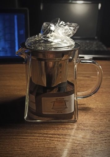 Customer photo review of Théière en Verre<br/> Monsieur Filtre