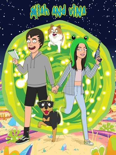 Customer photo review of 'Rick and Morty' Custom Portrait