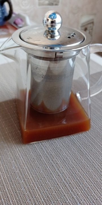 Customer photo review of Théière en Verre<br/> Monsieur Filtre