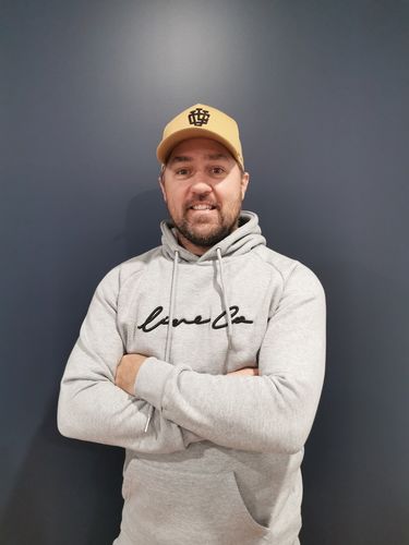 Customer photo review of Grey Signature Series A-Frame Snapback