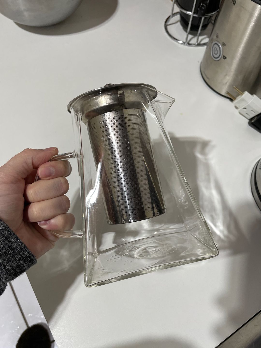 Customer photo review of Théière en Verre<br/> Monsieur Filtre