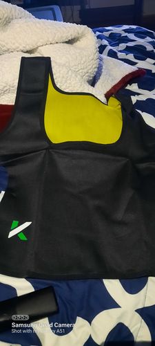 Customer photo review of Women's Neoprene Weight-Loss Top (Rollup)