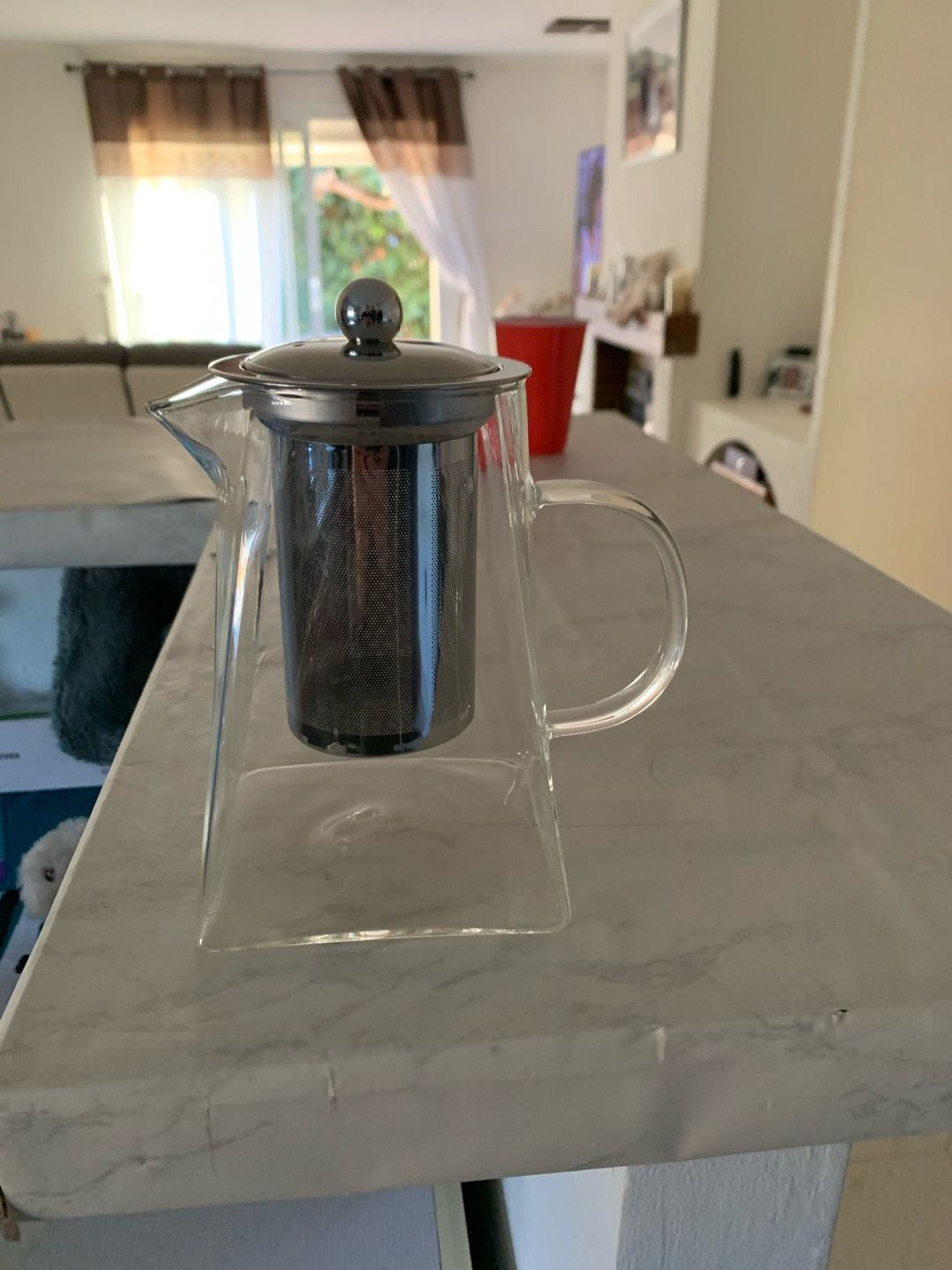Customer photo review of Théière en Verre<br/> Monsieur Filtre