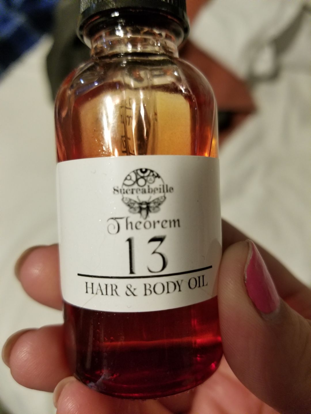 Customer photo review of Hair and Body Oil