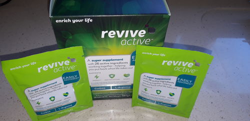Customer photo review of Revive Active - Orange & Mango Flavour