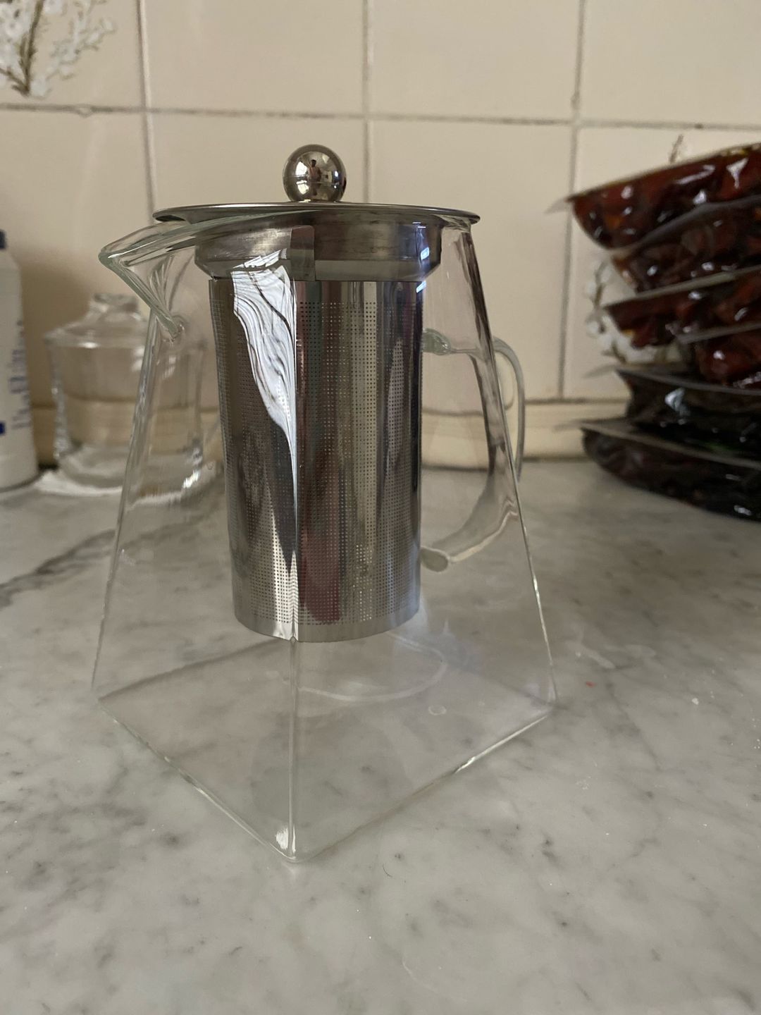 Customer photo review of Théière en Verre<br/> Monsieur Filtre