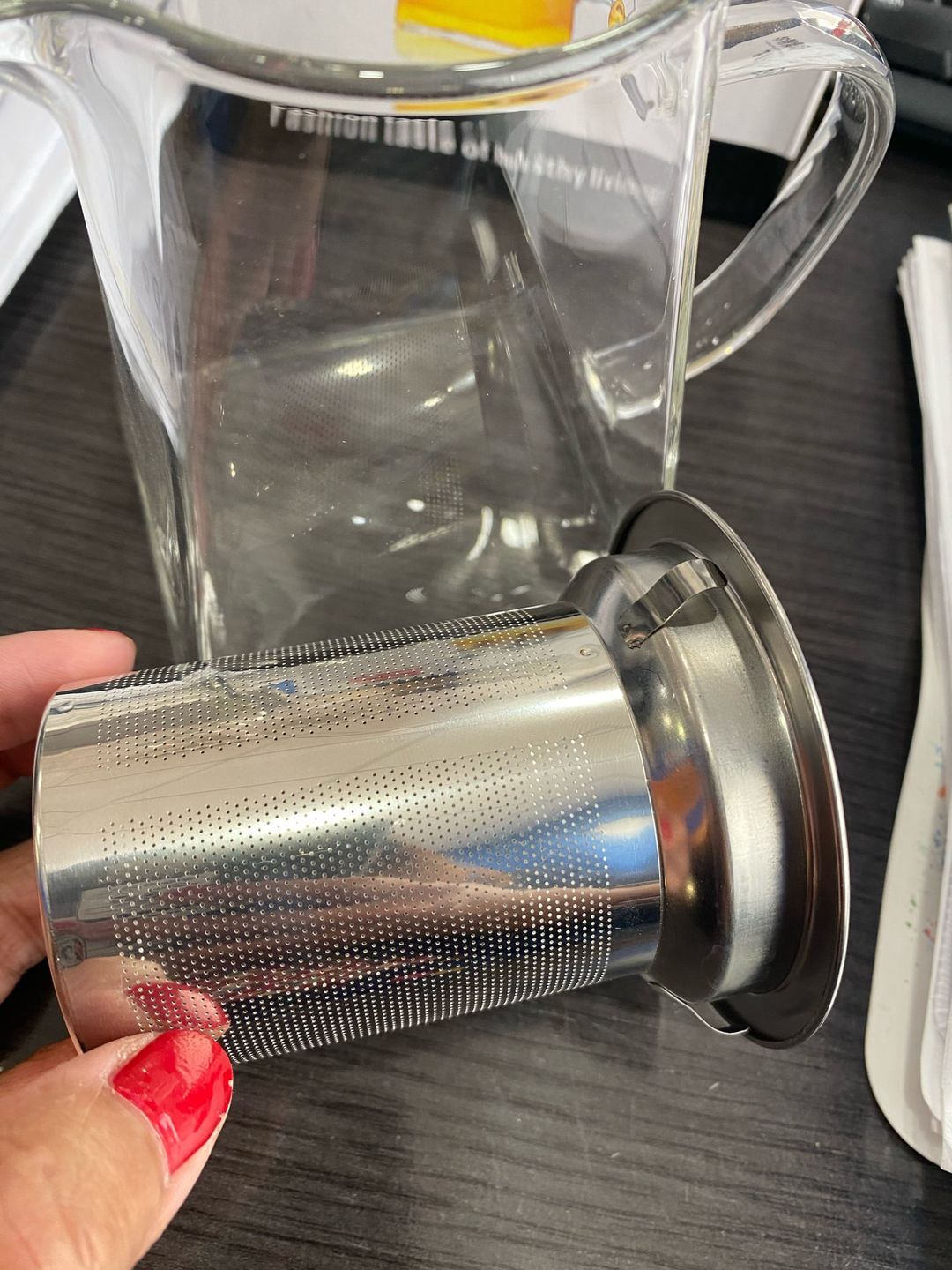 Customer photo review of Théière en Verre<br/> Monsieur Filtre