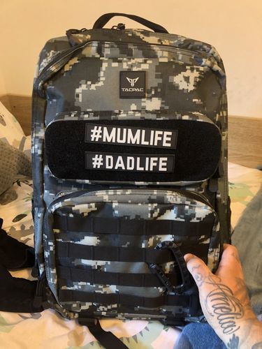 Customer photo review of Tacpac 'D-Ploy' Digital Camo Nappy Bag Set