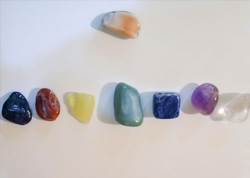 Customer photo review of The Starter Set | 7 Stone Chakra Set