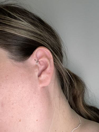 Customer photo review of Tiny Baguette Charm