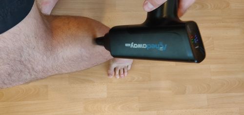 Customer photo review of Achedaway Pro Percussion and Vibration Massager (Black)