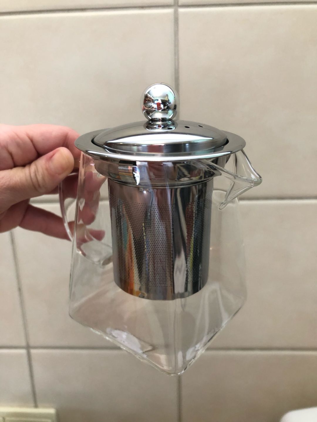Customer photo review of Théière en Verre<br/> Monsieur Filtre