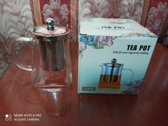 Customer photo review of Théière en Verre<br/> Monsieur Filtre