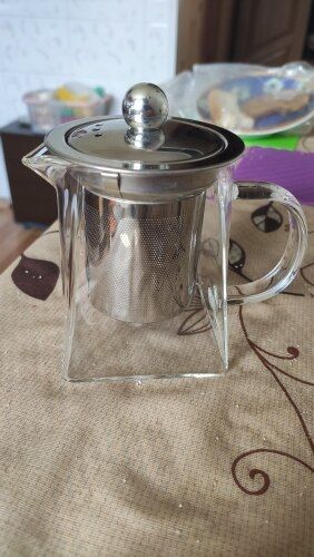 Customer photo review of Théière en Verre<br/> Monsieur Filtre