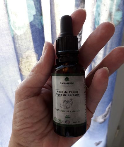 Customer photo review of Sarahbio - huile de pépins de figue de barbarie - 30 mL