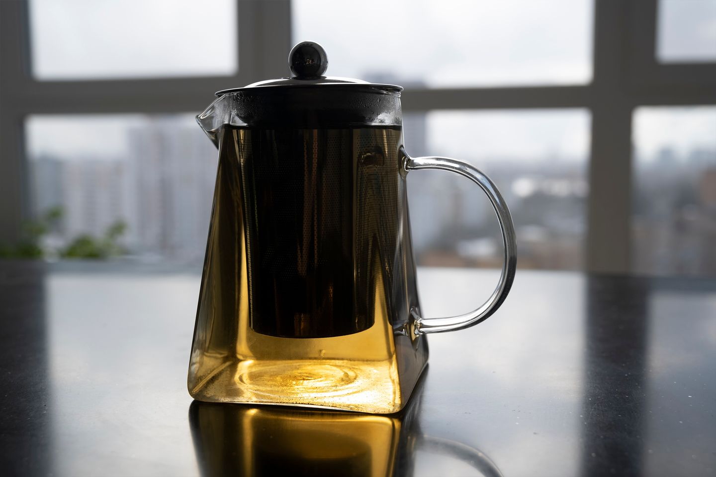 Customer photo review of Théière en Verre<br/> Monsieur Filtre