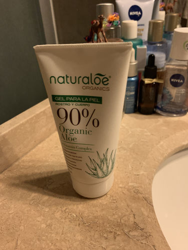 Customer photo review of Gel Puro 90% Aloe Vera Orgánico 150ml