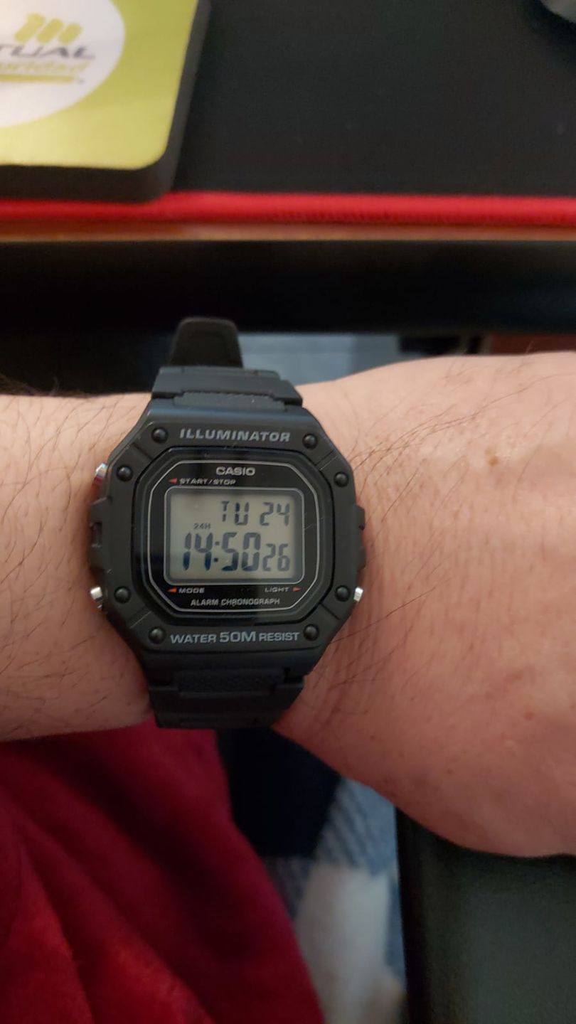 Customer photo review of Reloj Casio Vintage W-218H-1AVDF Negro