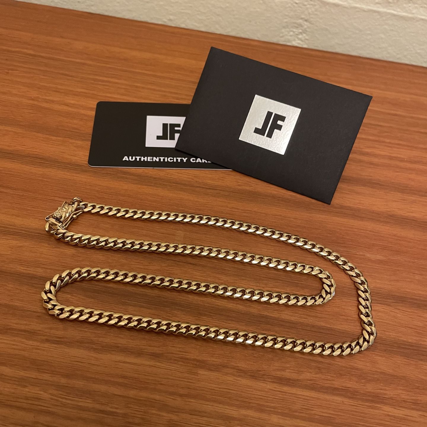 Customer photo review of 6mm 14K Gold IP Premium Miami Cuban Chain