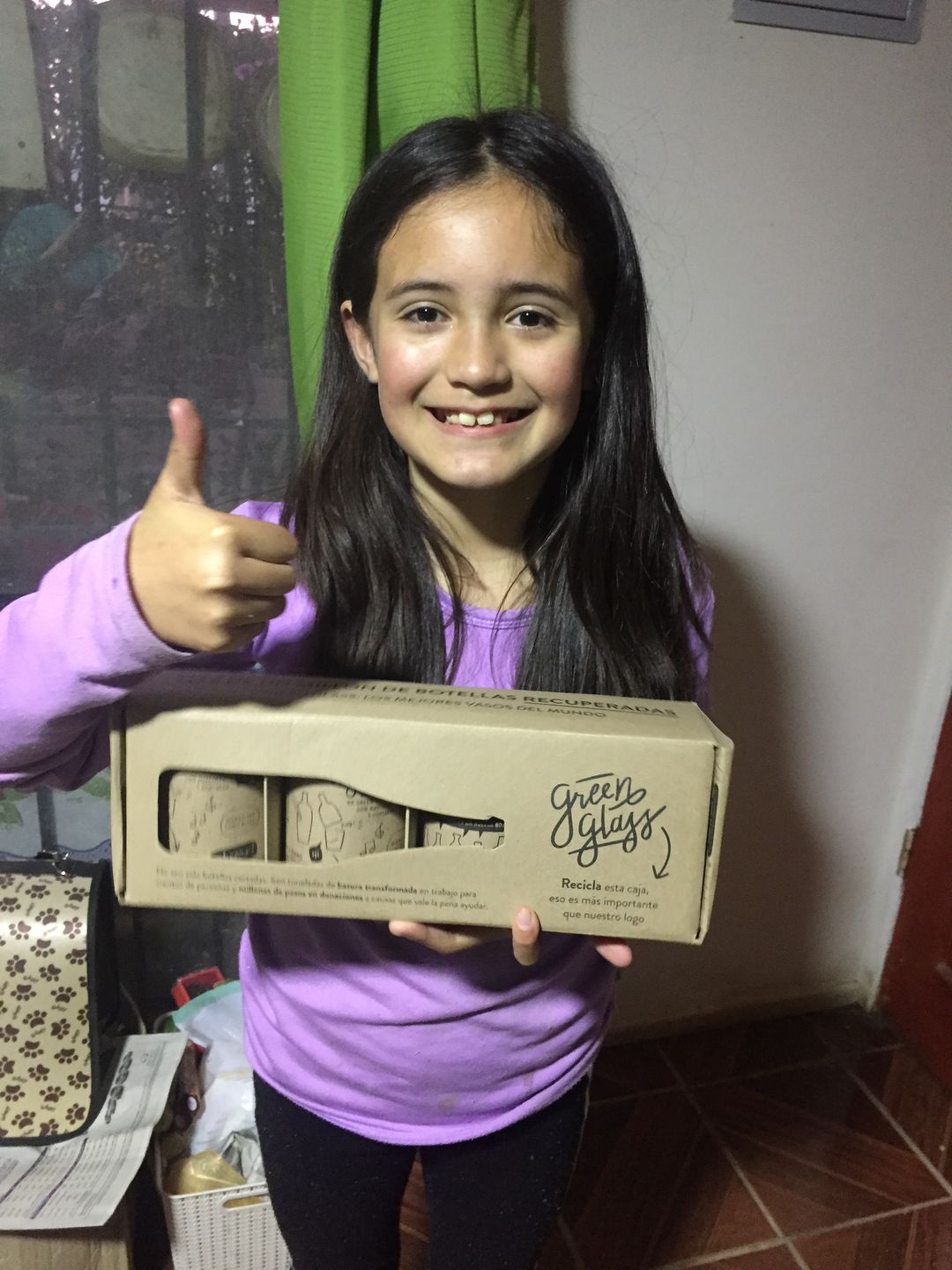 Customer photo review of Reforestemos Juego de 4 Vasos
