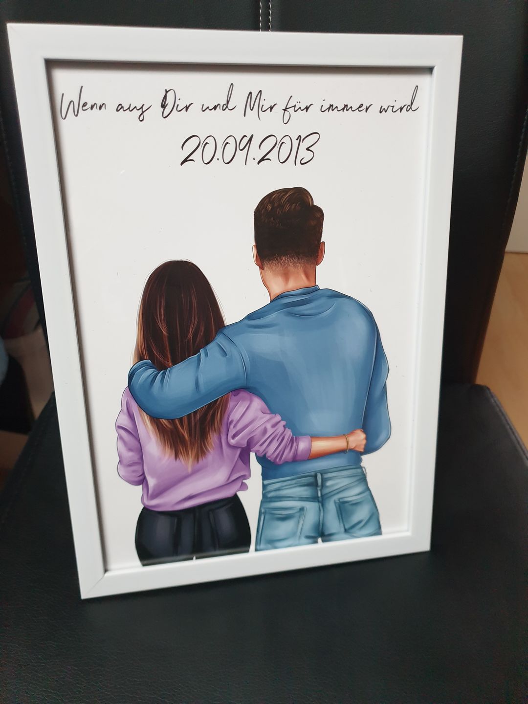 Customer photo review of Pärchen (Mann & Frau) - Personalisiertes Poster