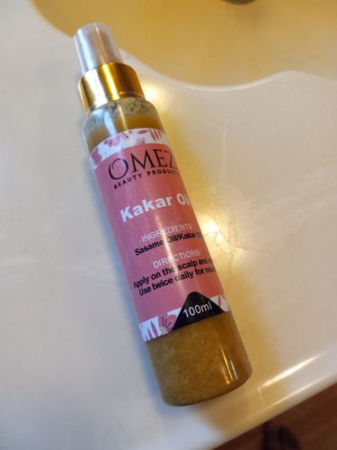 Customer photo review of Kakar organic hair oil