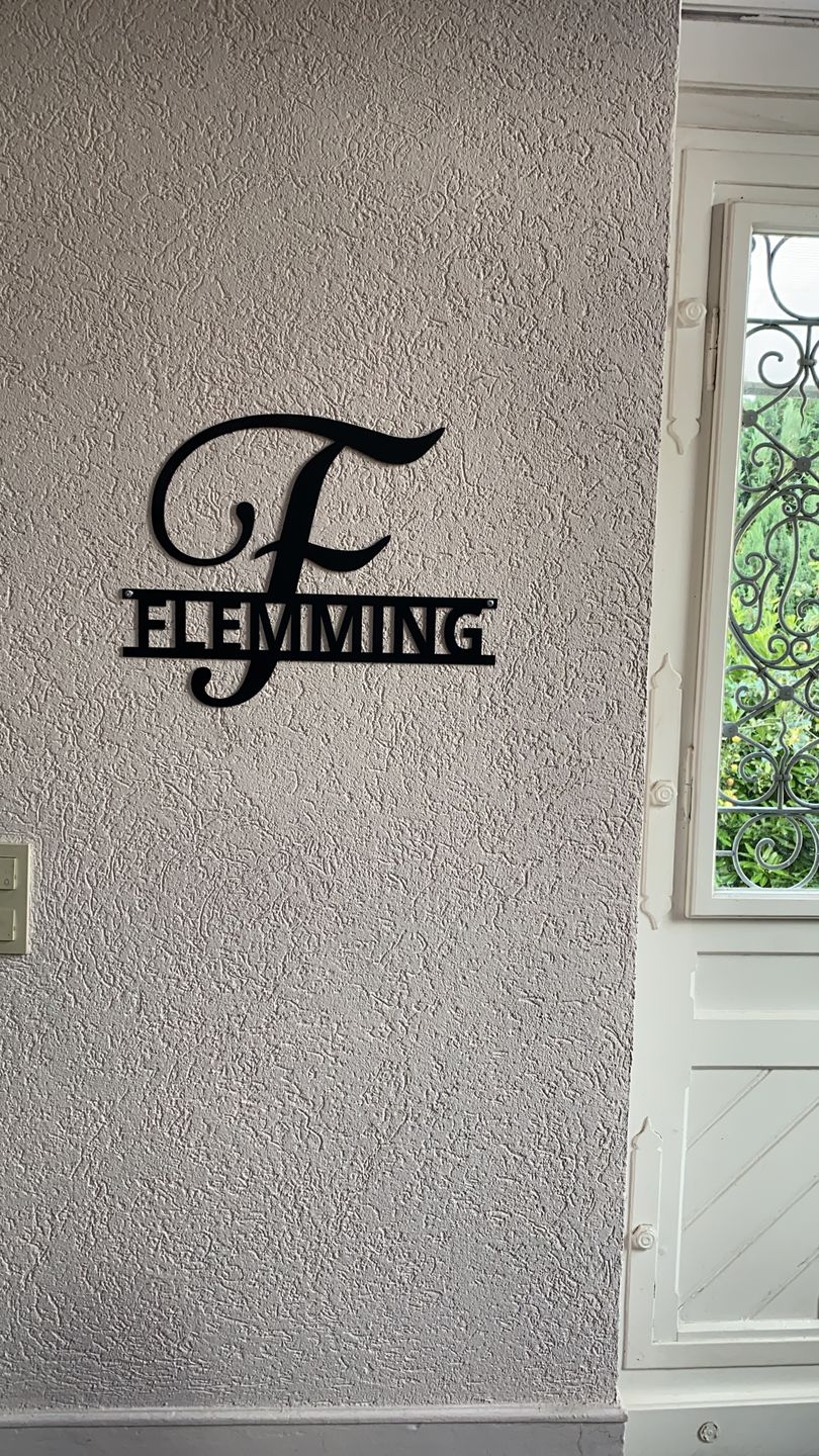Customer photo review of Monogramm "Samantha" aus edlem Stahl (personalisierbar)