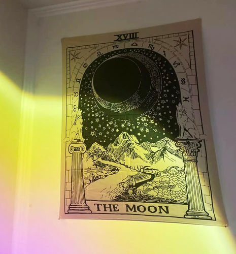 Customer photo review of Tarot Wall Tapestry