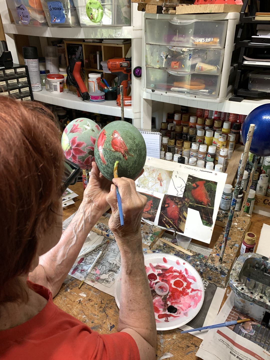 Customer photo review of Ostrich Egg Shell