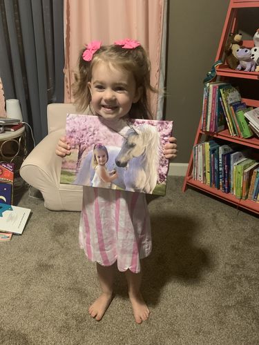 Customer photo review of Pink Unicorn