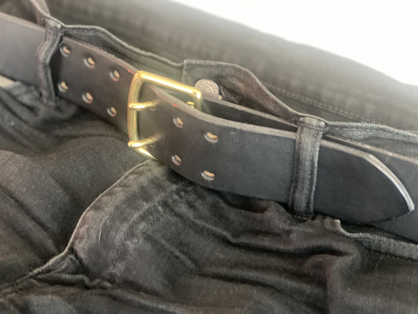 Customer photo review of The Wide Belt