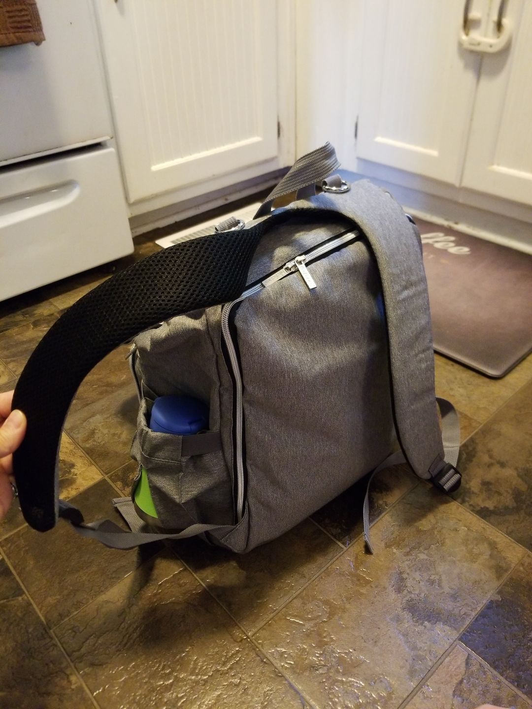 Customer photo review of Explorer Diaper Backpack