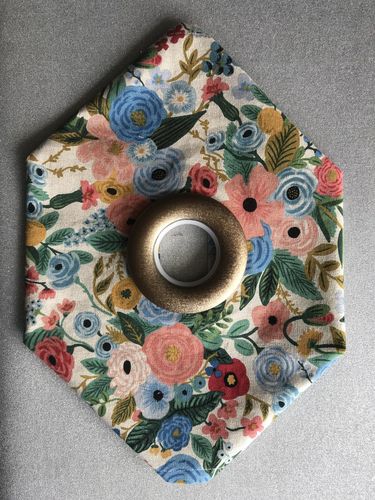 Customer photo review of Plastic Curtain Grommet - Bronze