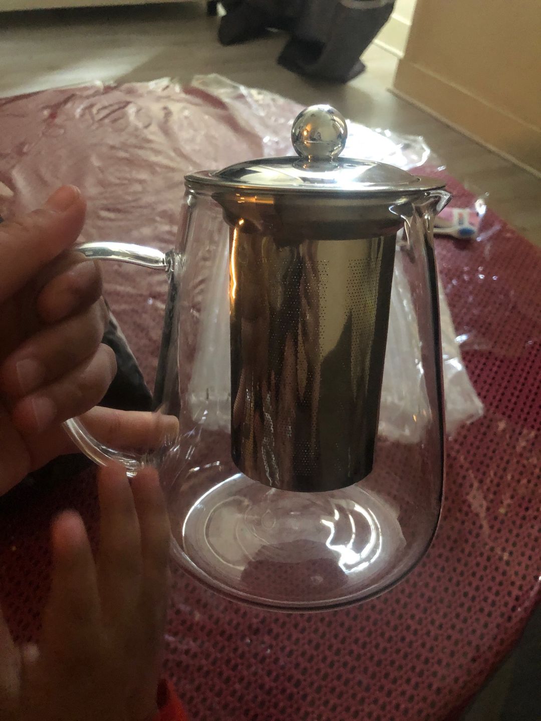Customer photo review of Théière en Verre<br/> La Belle Borosilicate