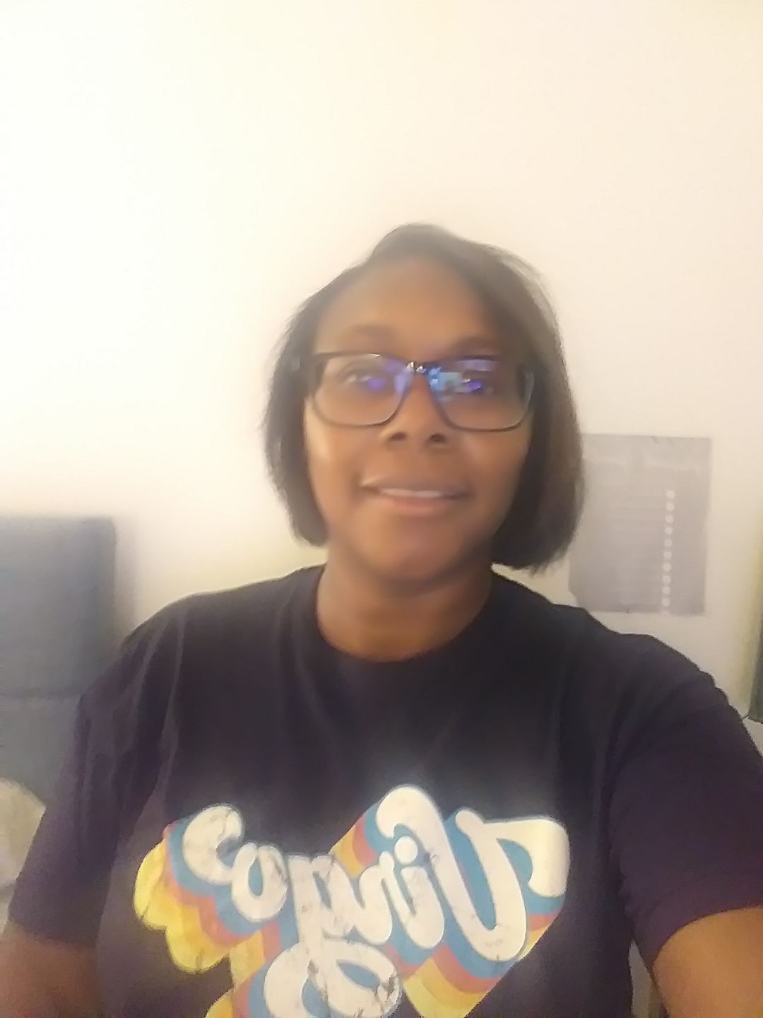 Customer photo review of Retro Distressed Virgo Zodiac Shirt