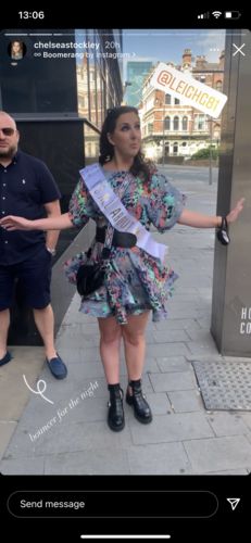 Customer photo review of Leopard Sunset Elsie Mini