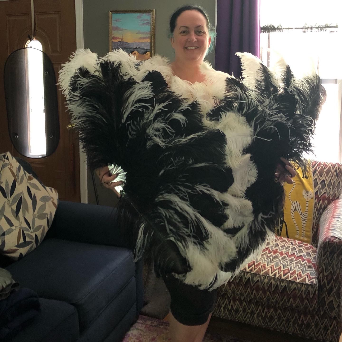 Customer photo review of Romance Burlesque Fan - Double Layer