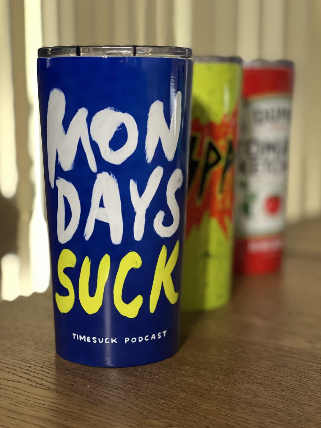 Customer photo review of Mondays SUCK 20oz Tumbler